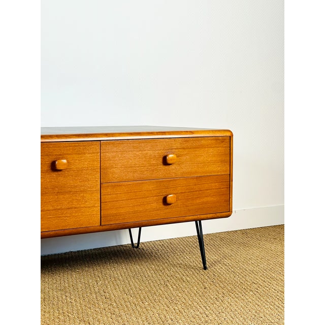 Scandinavian Teak Sideboard, 1960s For Sale - Image 9 of 18