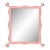 Fleur Home Carnival Iko Iko Rectangle Mirror in Pink Punch, 45x55 For Sale