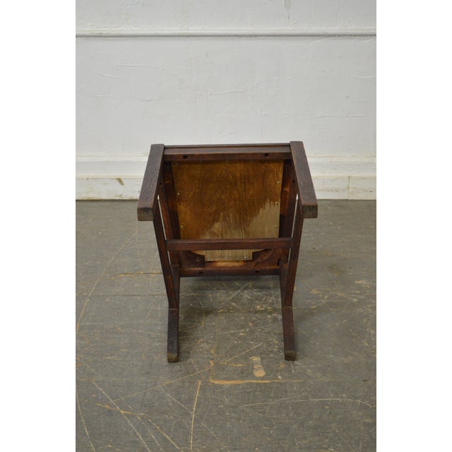 Antique Mission Style Michigan Chair Co. Dining Chairs Set of 4