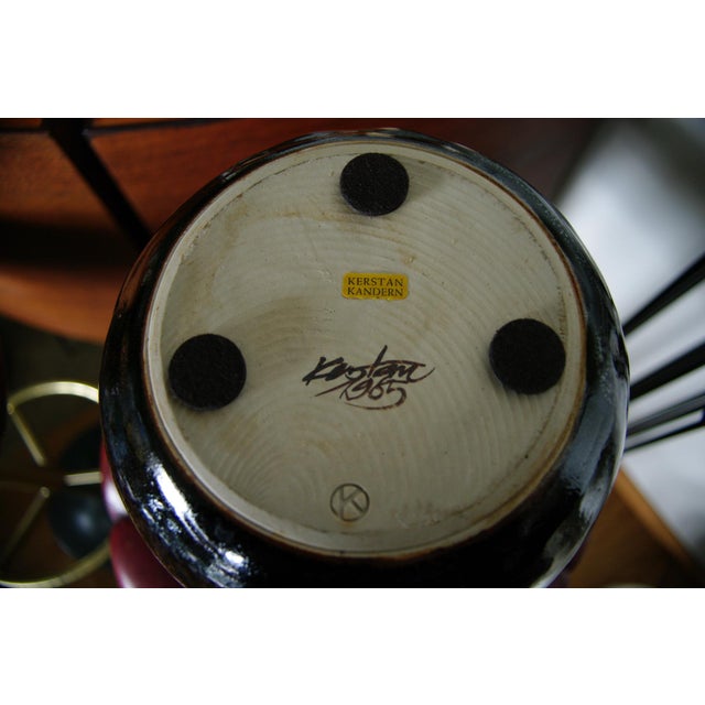 1980s Large Vase by Horst Kerstan for Kandern Studio, Germany, 1985 For Sale - Image 5 of 8