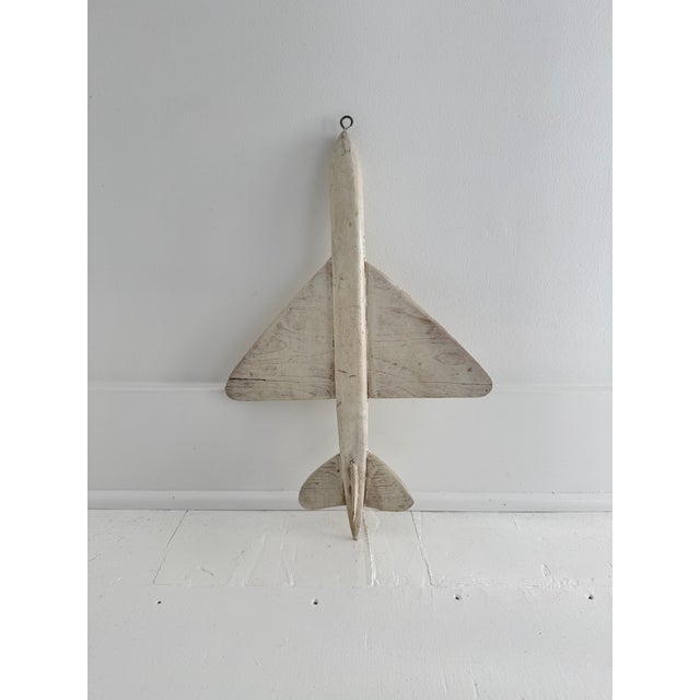 Vintage Wooden Folk Art Airplane For Sale In Minneapolis - Image 6 of 8