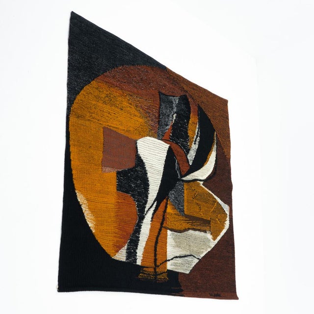 Mid-Century Modern Tapestry by Jan Hladik, Former Czechoslovakia, 1980s For Sale - Image 3 of 14