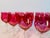Vintage 1960s Cranberry Iridescent Glass Wine Stems, Set of 12 For Sale In Boston - Image 6 of 7