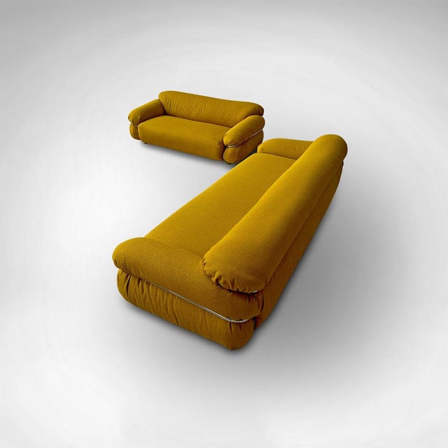 Cassina presented the sesann system by gianfranco frattini in 1970. The project included an armchair, a two-seater, a...