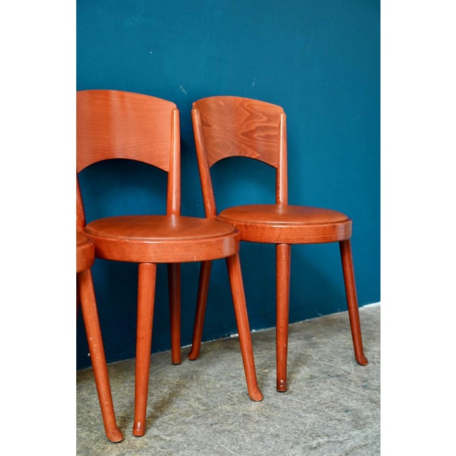 Italian Chairs Model 464 by Enzo Berti for Montina International, 1970s, Set of 4 For Sale - Image 3 of 18
