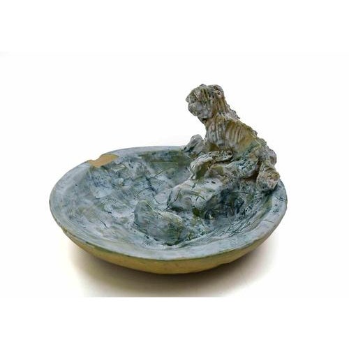1960s Terracotta Sculpture Ashtray by Sirio Pellegrini, 1960s For Sale - Image 5 of 5