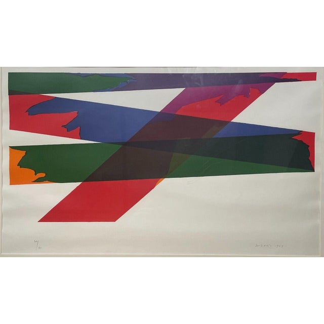 Original 1969 Piero Dorazio Abstract Italian School Lithograph - Color Field For Sale In Boston - Image 6 of 12