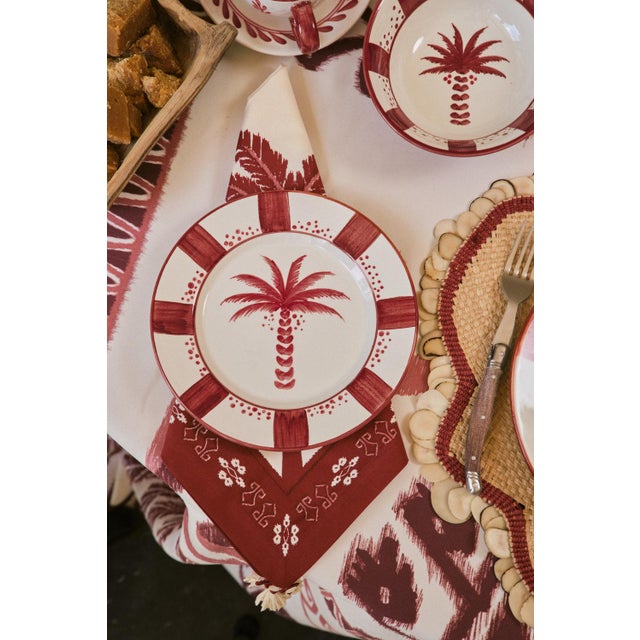 Contemporary Johanna Ortiz Uncu Red Palma Real Bowl, Set of 2 For Sale - Image 3 of 3