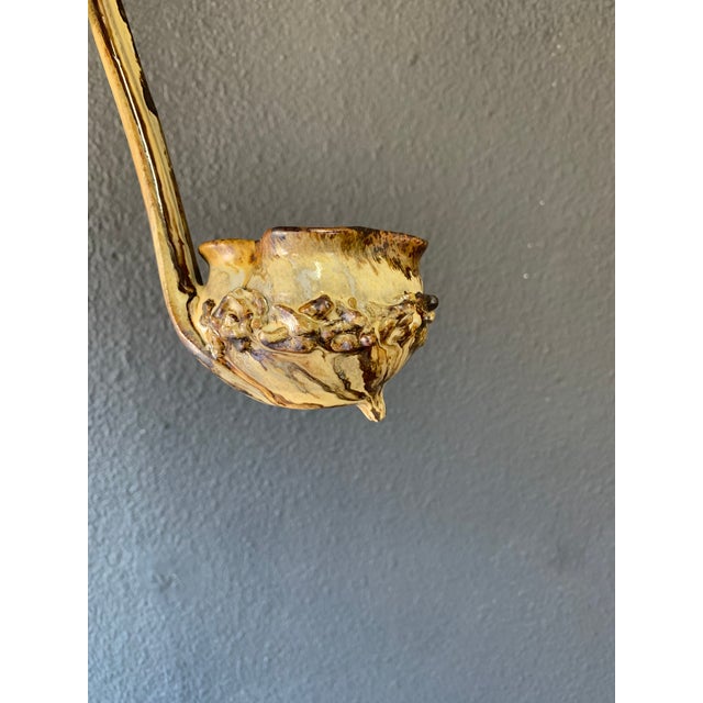 Mid 20th Century Abstract Stoneware Tureen With Ladle For Sale - Image 4 of 13