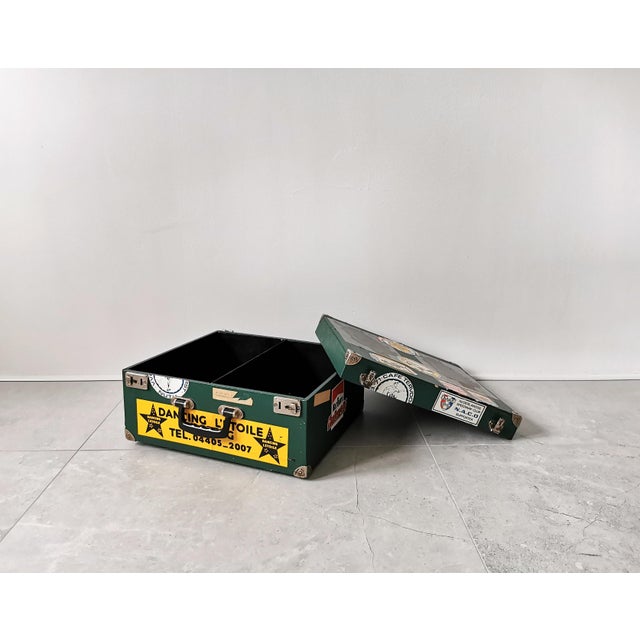 Vintage Belgian Trunk, 1960s For Sale - Image 9 of 10