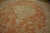 Early 20th Century Spectacutar Orange-Salmon Background Color With Distinctive Central Medallions Antique Turkish Oushak Rug For Sale - Image 5 of 9