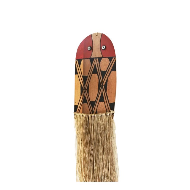 Tribal Vintage Mehinaku Tribe Spatula for Spreading Manioc Dough Xingu Brazil For Sale - Image 3 of 8
