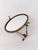 Mid-Century Italian Neoclassical Oval Cast Brass Vanity Mirror, 1950s For Sale - Image 9 of 18