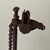 Abstract Vintage Iron Whimsical Handcrafted Rusted Giraffe Sculpture For Sale - Image 3 of 12