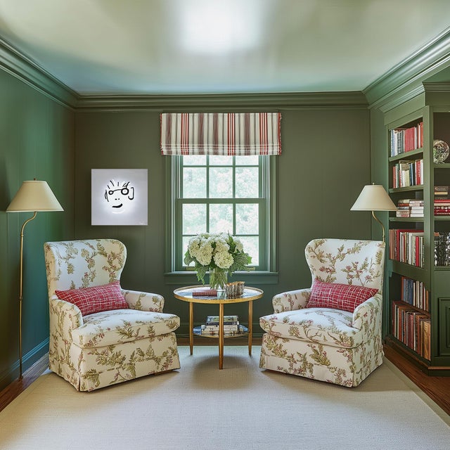 Gray Spike Head - Abstract Quirky Figurative Portrait Mixed Media Art on Canvas Original Artwork by Soren Grau For Sale - Image 8 of 9