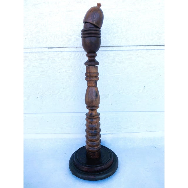 Container on High Leg in Mahogany Wood, 1890s For Sale - Image 16 of 18
