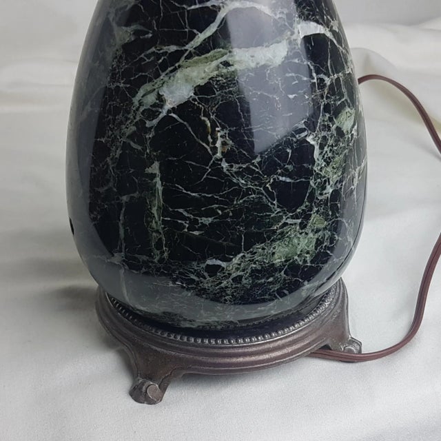 Custom Tear Drop Shaped Marble Lamp For Sale In Chicago - Image 6 of 10