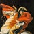 Vintage Miniature Oil Painting of Napoleon Crossing the Alps After Jacques-Louis David - Small Framed French Imperial Portrait Oil on Board For Sale - Image 4 of 10