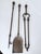 Rare 19th Century Cast Bronze Fireplace Tools Set of 3 Pieces For Sale - Image 12 of 17