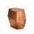 Metal Three Rocks High Side Table in Aged Copper Leaf from Insidherland For Sale - Image 7 of 7