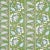 Sample - Schumacher Marielle Vine Fabric in Green & Peacock For Sale