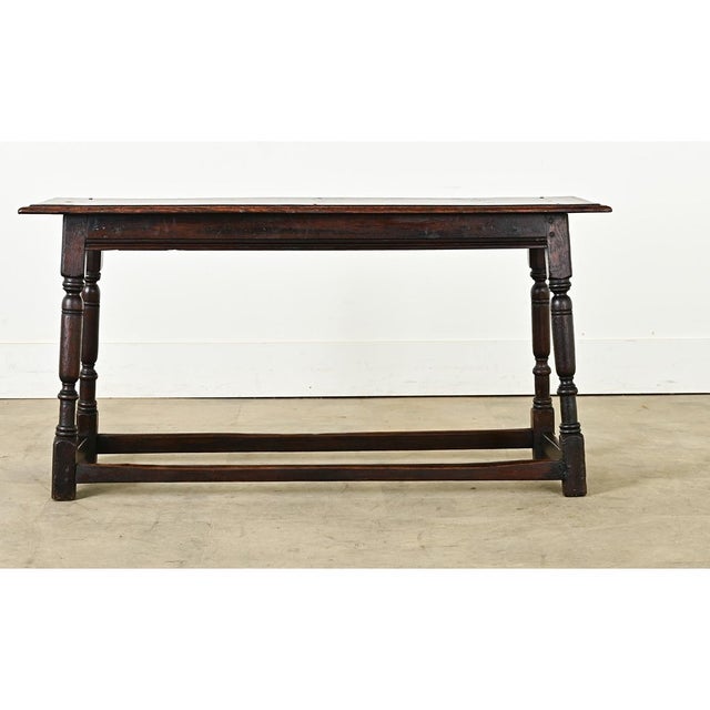 English 18th Century Oak Joint Stool/Bench For Sale - Image 11 of 12