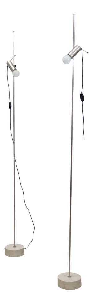 Vintage Floor Lamps by Tito Agnoli for Oluce, 1950, Set of 2