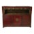 19th Century Chinese Scholar's Red Carved Bookcase For Sale