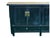 Black Vintage Distressed Black Hardware Credenza Console Sideboard Cabinet For Sale - Image 8 of 17