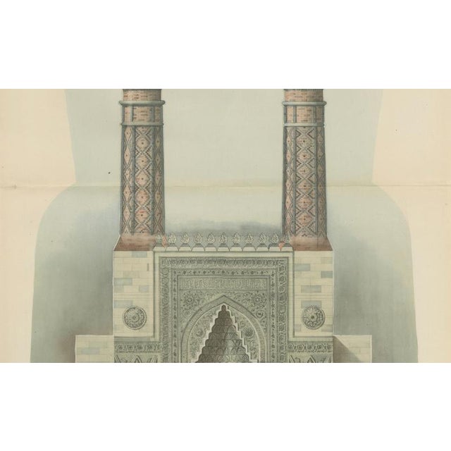 Gök Medrese Sivas Twin Minarets, Seljuk Islamic Architecture, 1924, Paper For Sale - Image 4 of 9