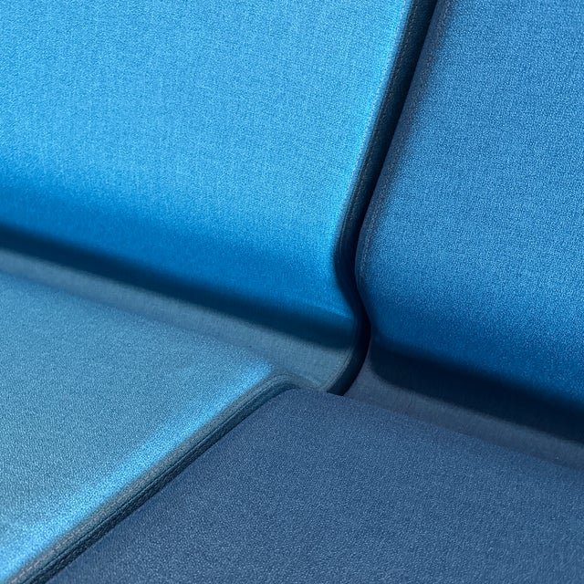 Herman Miller Don Chadwick Modular 10 Piece Sculptural Blue Sectional Sofa For Sale In Atlanta - Image 6 of 12