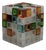 Sculptural Glass Cube Table Lamp by Albano Poli for Poliarte, Italy, 1970s For Sale