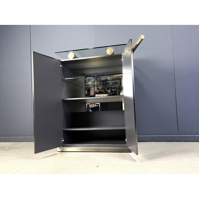Postmodern Bar Cabinet from Belgochrom, 1980s For Sale - Image 13 of 14