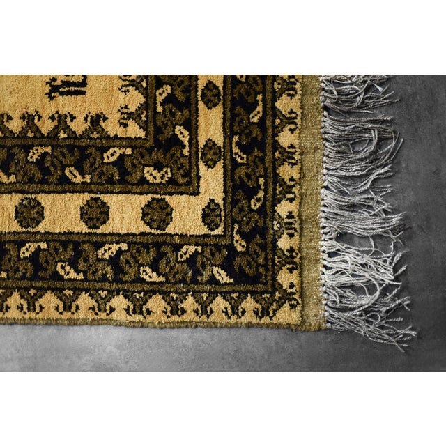 Textile Vintage Hand-Woven Ersari Rug, 1930s For Sale - Image 7 of 18