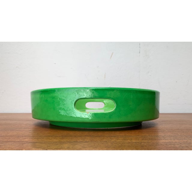 Mid-Century Italian Ceramic Tray by Bitossi for Rosenthal Netter, 1960s, in Very Good conditions. Designed 1960 to 1969...