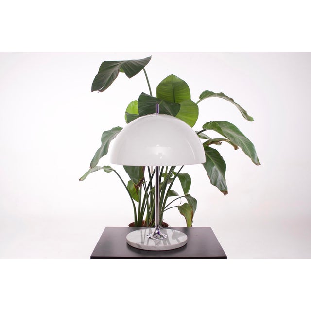 1970s Marble Tulip Lamp, 1970s For Sale - Image 5 of 11