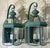 Elegant Pair of Vintage Brass Wall Lanterns For Sale - Image 13 of 18