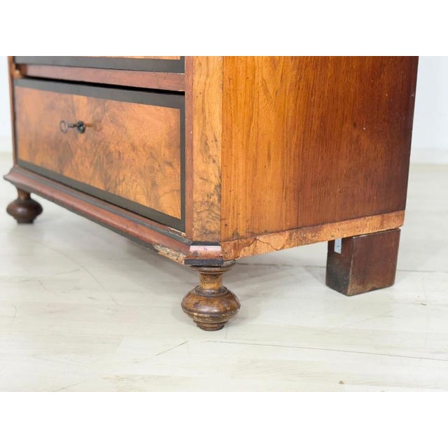 Wood Antique Chest of Drawers, 1900 For Sale - Image 7 of 11