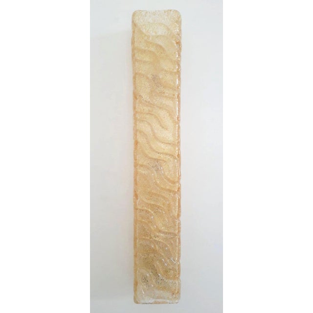 Glass 1950s Amber Murano Glass Canale Sconces by Barovier E Toso, Italy, 1950s - Set of 6 For Sale - Image 7 of 8