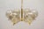 Metal Chandelier in Brass and Smoked Glass, 1960s For Sale - Image 7 of 15