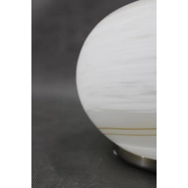 Glass Globe Table Lamp, Italy, 1980s For Sale - Image 4 of 8