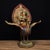 Traditional Vintage Gilt Bronze Sculpture of Mahamayuri Peacock King With Removable Deity Figure For Sale - Image 3 of 9