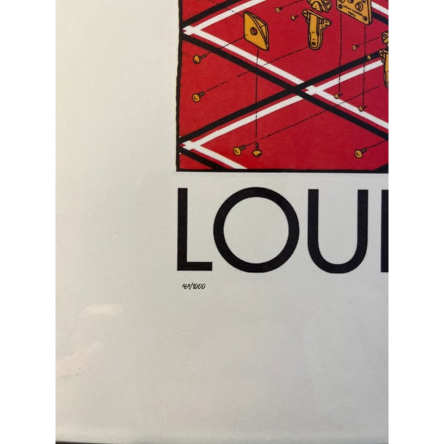 1990s Vintage Sunday B. Morning Louis Vuitton Fairchild Paris Limited Edition Print For Sale - Image 5 of 7