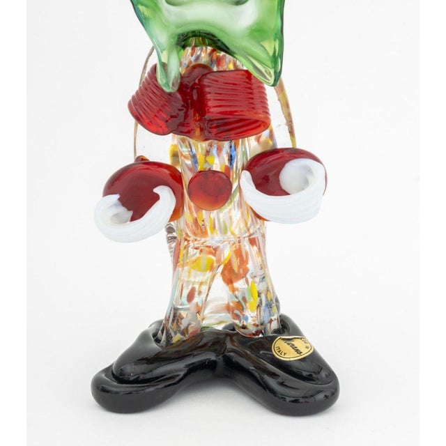 Murano Art Glass Clown Sculptures, 2 For Sale - Image 11 of 17