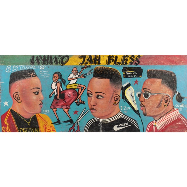 'Barbershop Designs' by Joe Addai, Kumasi, Accra, Ghana, Jah Bless, African Hair Styles, Folk For Sale - Image 11 of 11