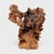 A striking silhouette elevates this gnarled burlwood object into an incredible natural sculpture. The organic wooden form...