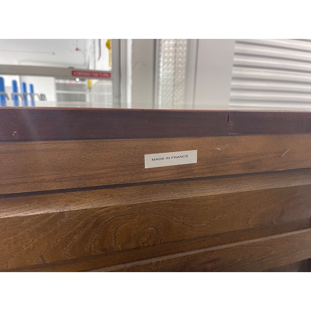 French Art Deco Sideboard / Commode, Signed Workshop Creation, Neoclassical, Walnut For Sale - Image 14 of 17