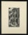 Richard Hood (1910-1995) - Man and the Moon, Signed (Etching, 1938). Expressionist portrait of a man and the moon. Etching...