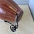 Cinnamon Vintage Handmade Studio Pottery Table Lamp For Sale - Image 8 of 8