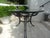Vintage Iron Neoclassical Center Table For Sale - Image 4 of 11